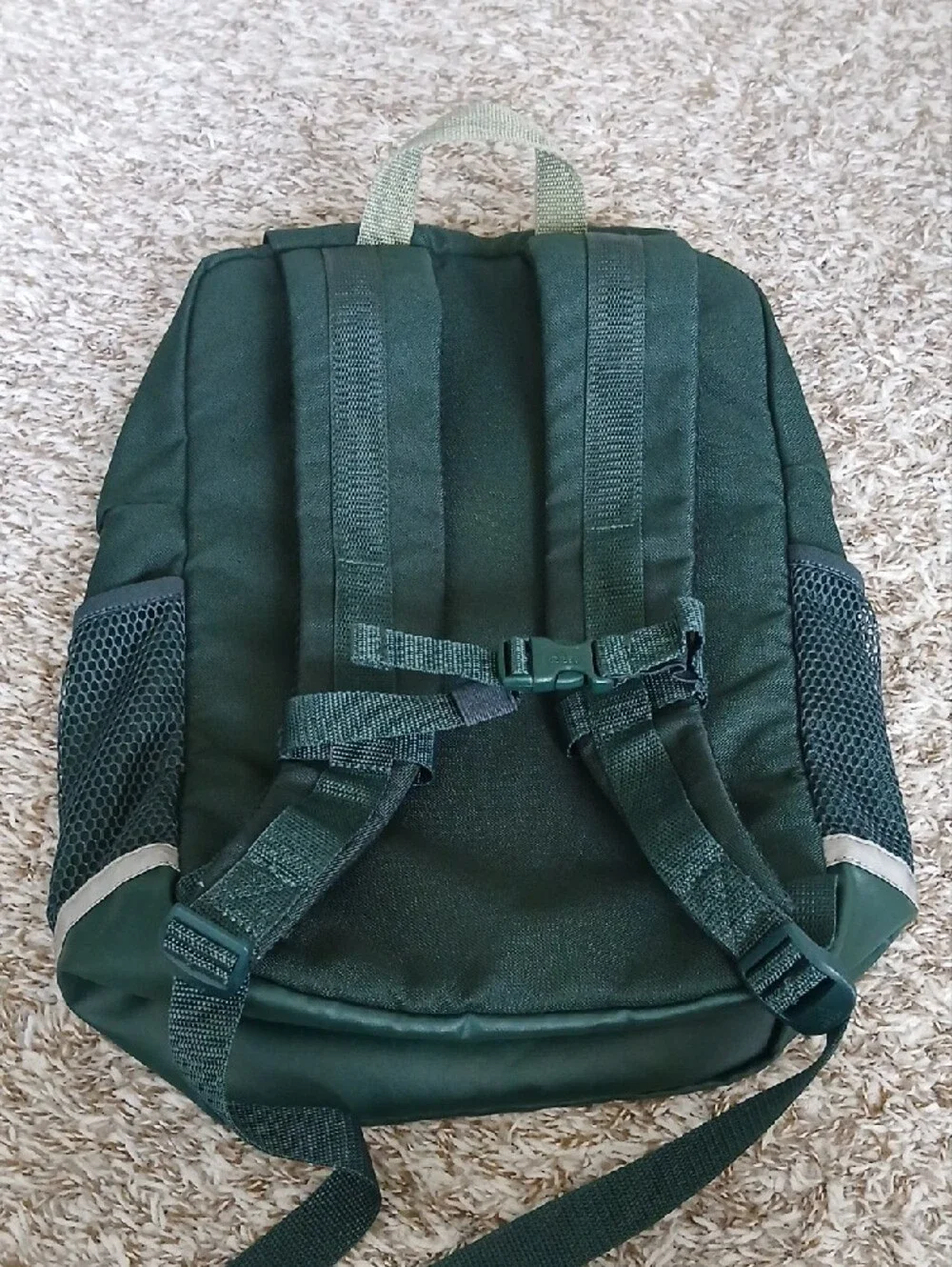 Adidas Marvel Boy's Green Backpack with Superhero Silhouette Small